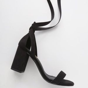 Lulus Lace Up Heels